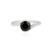 Anello in argento con Onice Nero