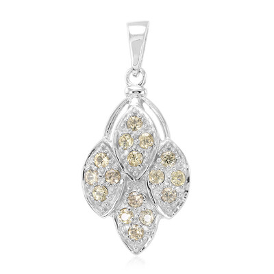 Ciondolo in argento con Topazio Imperiale