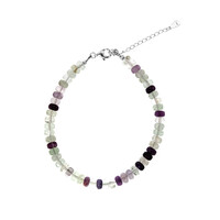 Bracciale in argento con Fluorite
