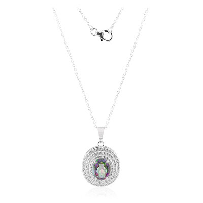 Collana in argento con Quarzo Mistico