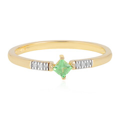 Anello in oro con Tsavorite