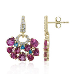Orecchini in oro con Tormalina Rosa (Adela Gold)
