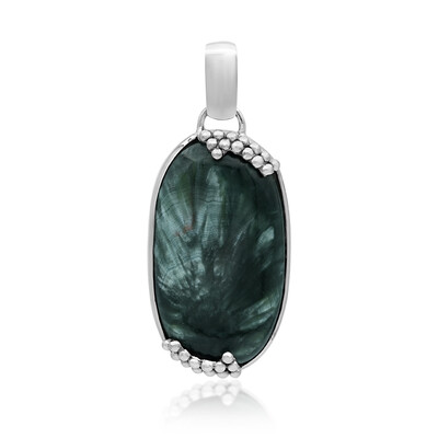 Ciondolo in argento con Serafinite