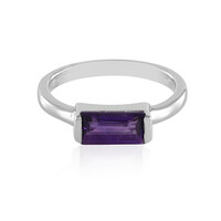 Anello in argento con Ametista Zambiana