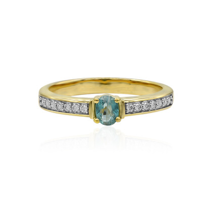 Anello in oro con Grandidierite (AMAYANI)
