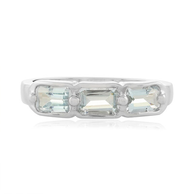 Anello in argento con Acquamarina