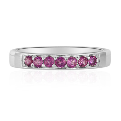 Anello in argento con Rodolite