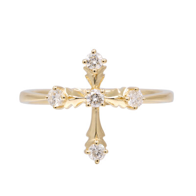 Anello in oro con Diamante I1 (H) (CIRARI)