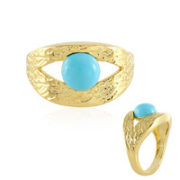 Anello in argento con Turchese Sleeping Beauty