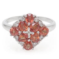 Anello in argento con Rubino Tramonto