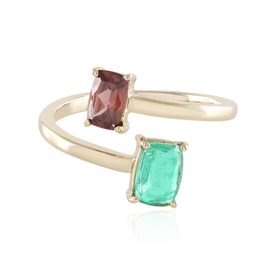Anello in oro con Smeraldo Etiope (Adela Gold)