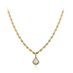 Collana in argento con Opale di Welo