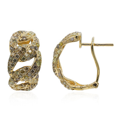 Orecchini in oro con Diamante Fancy SI2 (CIRARI)