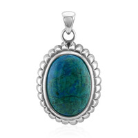Ciondolo in argento con Crisocolla (Art of Nature)