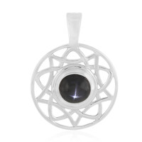 Ciondolo in argento con Diopside Stellato d'India