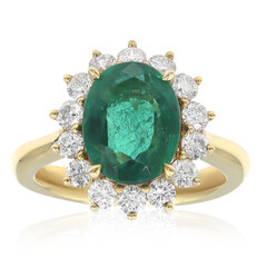 Anello in oro con Smeraldo Zambia AAA (CIRARI)