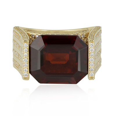 Anello in oro con Spessartina AAA (de Melo)