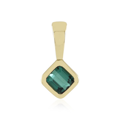 Ciondolo in oro con Tormalina Verde di Benedito (Adela Gold)