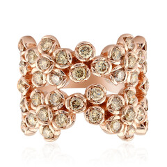 Anello in oro con Diamante Rose de France SI1 di Argyle