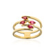Anello in oro con Spinello Rosso della Birmania (de Melo)