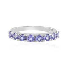 Anello in argento con Tanzanite
