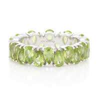 Anello in argento con Peridoto