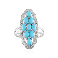 Anello in argento con Turchese Sleeping Beauty (Faszination Türkis)