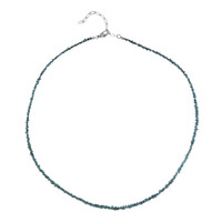 Collana in argento con Diamante Blu (CUSTODANA)