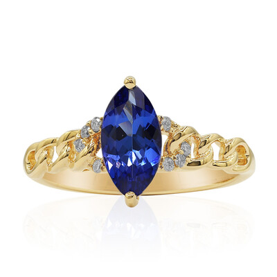 Anello in oro con Tanzanite AAA (CIRARI)
