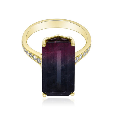 Anello in oro con Tormalina Bicolore (CIRARI)