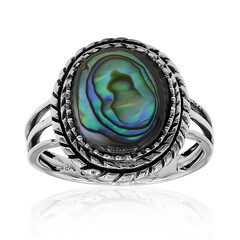 Anello in argento con Conchiglia Abalone (Art of Nature)