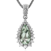 Collana in argento con Ametista Verde (Dallas Prince Designs)