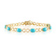 Bracciale in argento con Turchese Sleeping Beauty (Faszination Türkis)