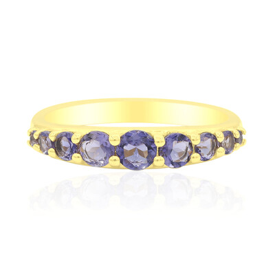 Anello in argento con Iolite
