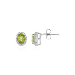 Orecchini in argento con Peridoto