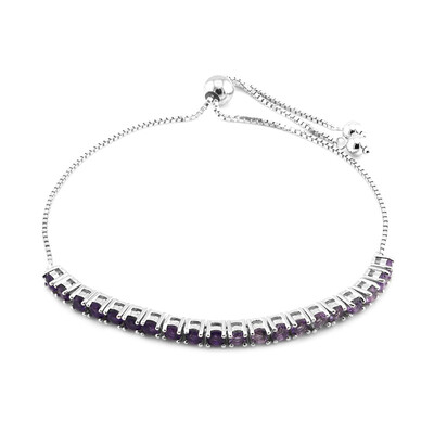 Bracciale in argento con Ametista