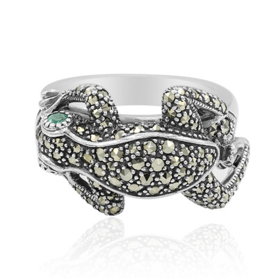 Anello in argento con Smeraldo