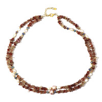 Collana in argento con Andalusite (Riya)