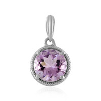 Ciondolo in argento con Ametista Rose de France