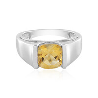 Anello in argento con Citrino