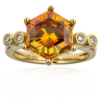Anello in oro con Sfalerite (AMAYANI)