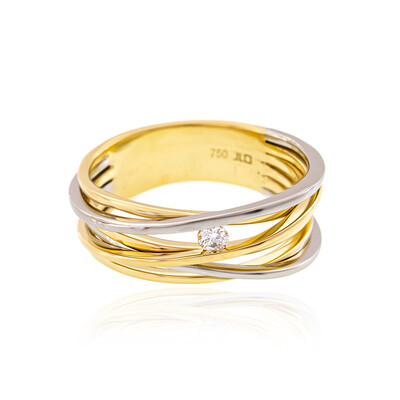 Anello in oro con Diamante Flawless (F) (LUCENT DIAMONDS)