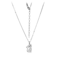 Collana in argento con Topazio Bianco