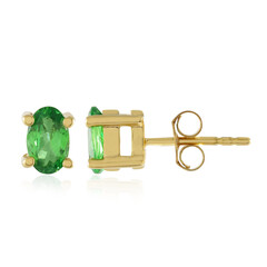 Orecchini in argento con Tsavorite della Tanzania