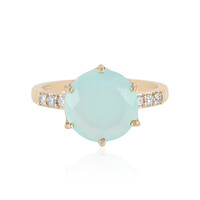 Anello in oro con Opale Paraiba (AMAYANI)