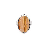 Anello in argento con Agata Lace