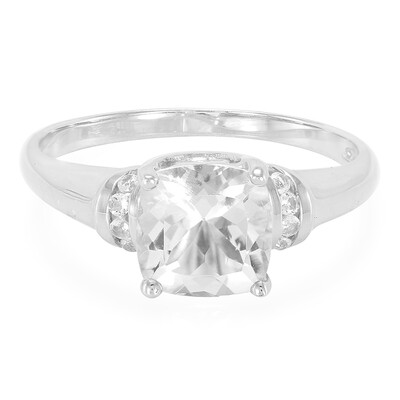 Anello in argento con Goshenite