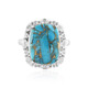 Anello in argento con Turchese Ramato Blu Mohave (Faszination Türkis)