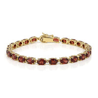 Bracciale in argento con Granato Mozambico
