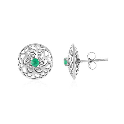 Orecchini in oro con Smeraldo Brasiliano (Ornaments by de Melo)